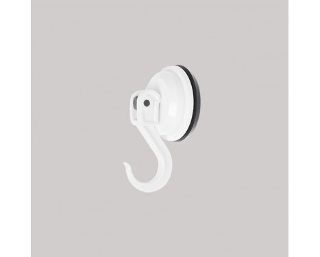 Hanging hook suction cup white 4kg set of 2 pieces