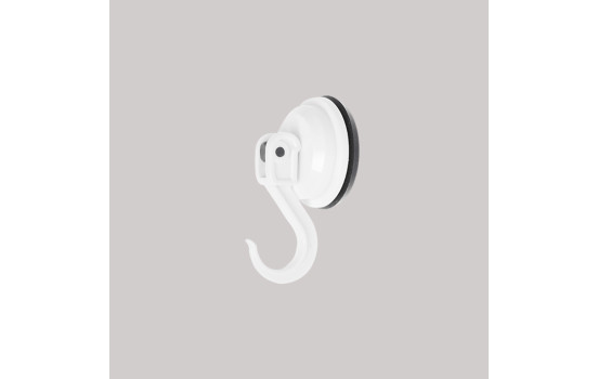 Hanging hook suction cup white 4kg set of 2 pieces