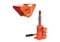 KoJack hydraulic caravan jack with spirit level