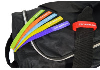 Luggage tag set of Velcro, 6 pcs. in various colors