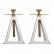 ProPlus axle support set of 2 pieces aluminum