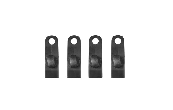 Tent carpet clips with screw set of 4 pieces