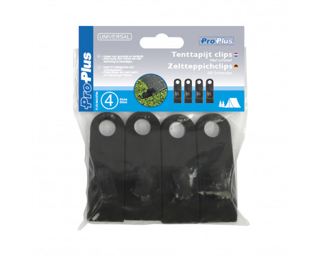 Tent carpet clips with screw set of 4 pieces, Image 5