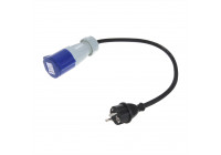 Adapter cable 40cm from Schuko plug to CEE