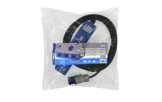 CEE 3-way Schuko power strip 5M, Image 3