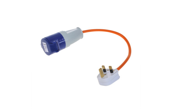 Disconnect cable 40cm from UK plug to CEE
