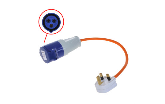 Disconnect cable 40cm from UK plug to CEE, Image 2