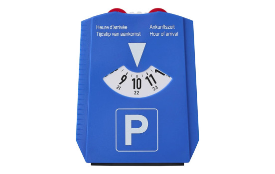 Parkeerschijf NL/D/F/GB met ijskrabber & winkelwagenmuntjes
