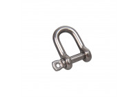D-lock short 6mm, A4 stainless steel AISI 316, 1,800 daN