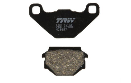 Brake Pad Set, disc brake Organic Allround