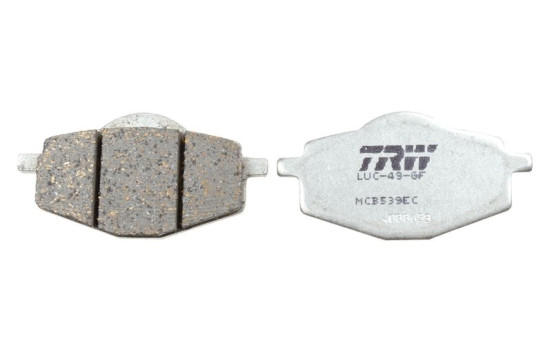 Brake Pad Set, disc brake Organic Low Budget