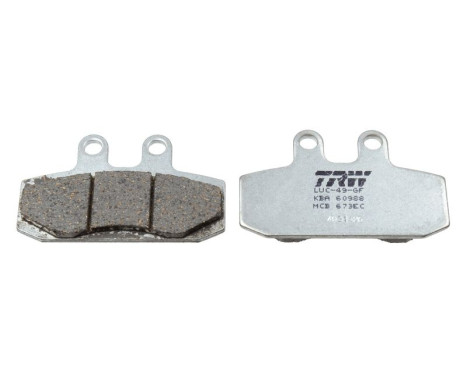 Brake Pad Set, disc brake Organic Low Budget