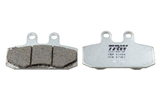 Brake Pad Set, disc brake Organic Low Budget