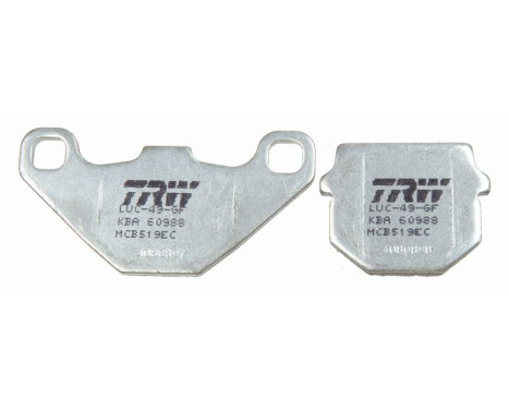 Brake Pad Set, disc brake Organic Low Budget