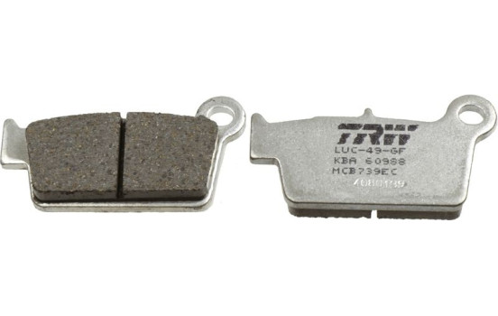 Brake Pad Set, disc brake Organic Low Budget