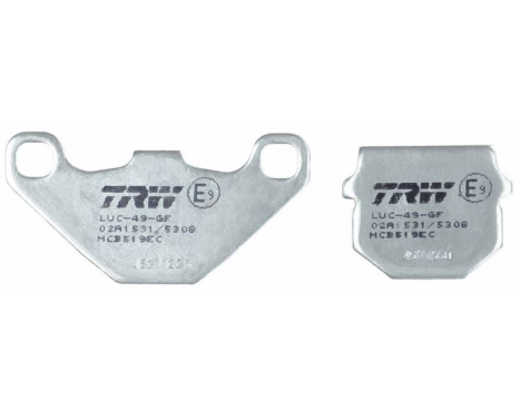 Brake Pad Set, disc brake Organic Low Budget, Image 2