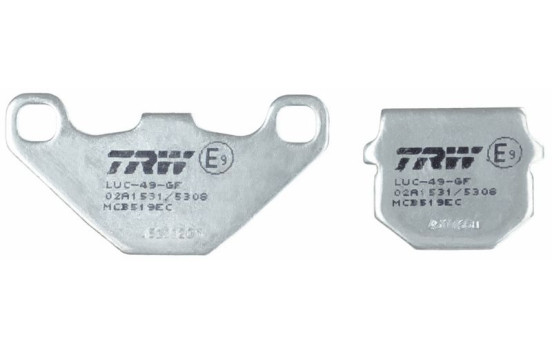 Brake Pad Set, disc brake Organic Low Budget, Image 2