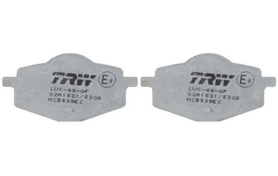 Brake Pad Set, disc brake Organic Low Budget