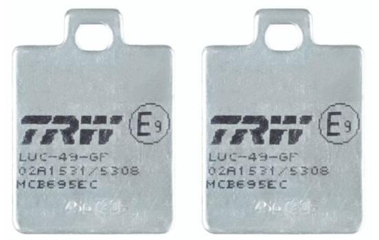 Brake Pad Set, disc brake Organic Low Budget