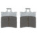 Brake Pad Set, disc brake Organic Low Budget, Thumbnail 4