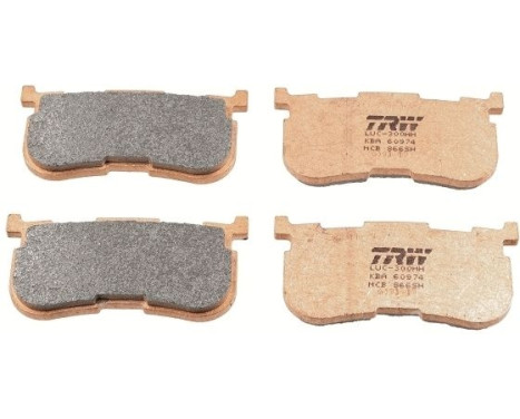 Brake pad set, disc brake