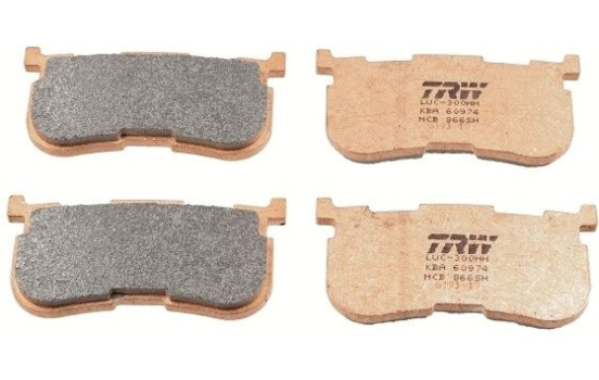 Brake pad set, disc brake