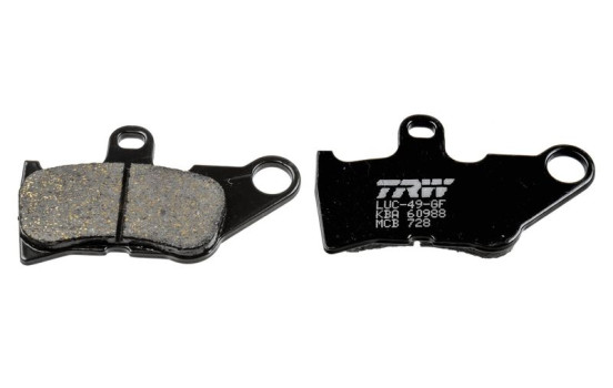 Brake pad set, disc brake