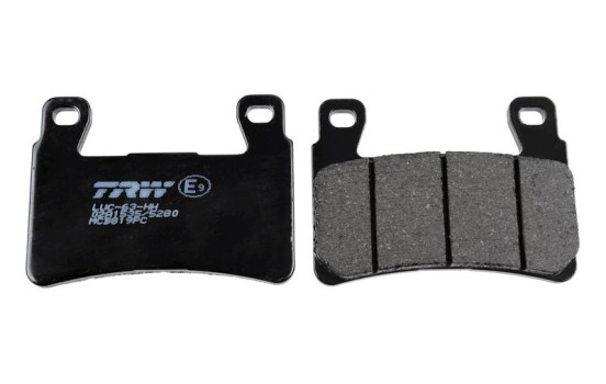 Brake pad set, disc brake