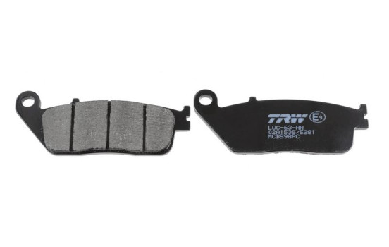 Brake pad set, disc brake