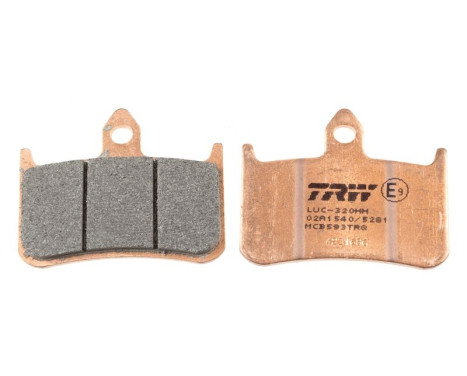 Brake pad set, disc brake