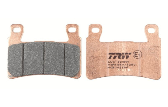 Brake pad set, disc brake