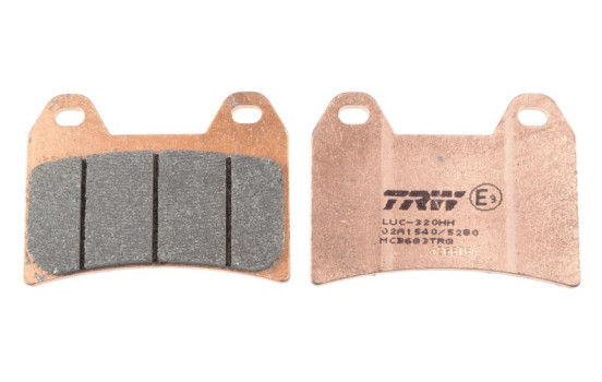 Brake pad set, disc brake