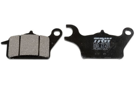 Brake pad set, disc brake