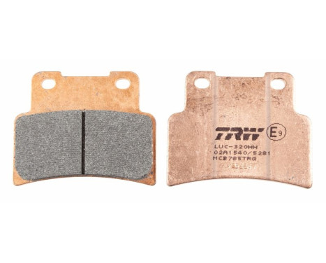 Brake pad set, disc brake
