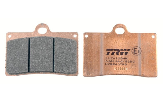 Brake pad set, disc brake