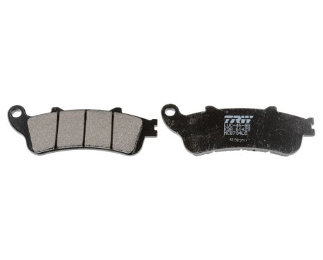 Brake pad set, disc brake