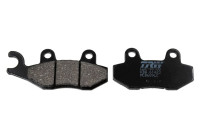 Brake pad set, disc brake