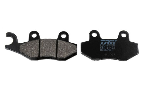 Brake pad set, disc brake