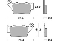 Brake pad set, disc brake