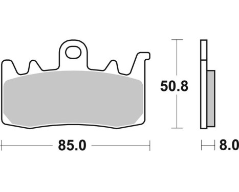 Brake pad set, disc brake