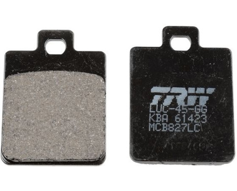 Brake pad set, disc brake