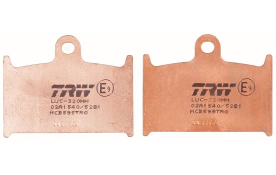 Brake pad set, disc brake