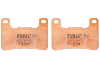 Brake pad set, disc brake