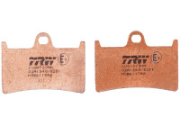 Brake pad set, disc brake