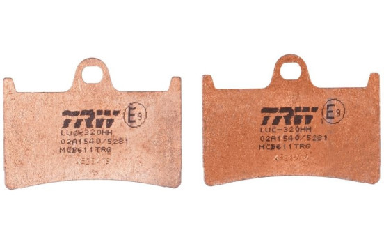 Brake pad set, disc brake