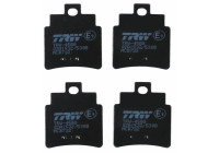 Brake pad set, disc brake