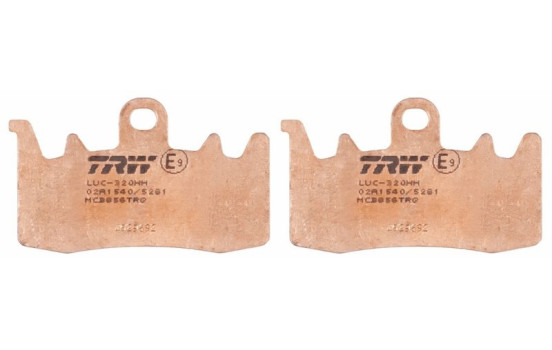 Brake pad set, disc brake