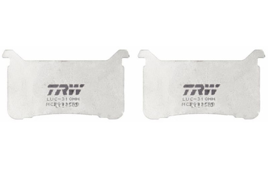 Brake pad set, disc brake