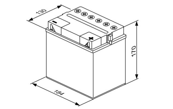 Starting Battery M4 Fresh Pack, Image 5