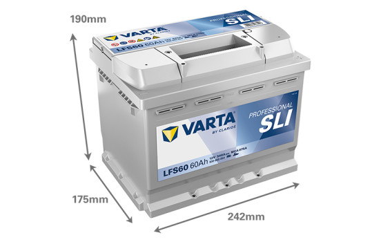 Varta PROFESSIONAL SLI 930060054 Battery, Image 2